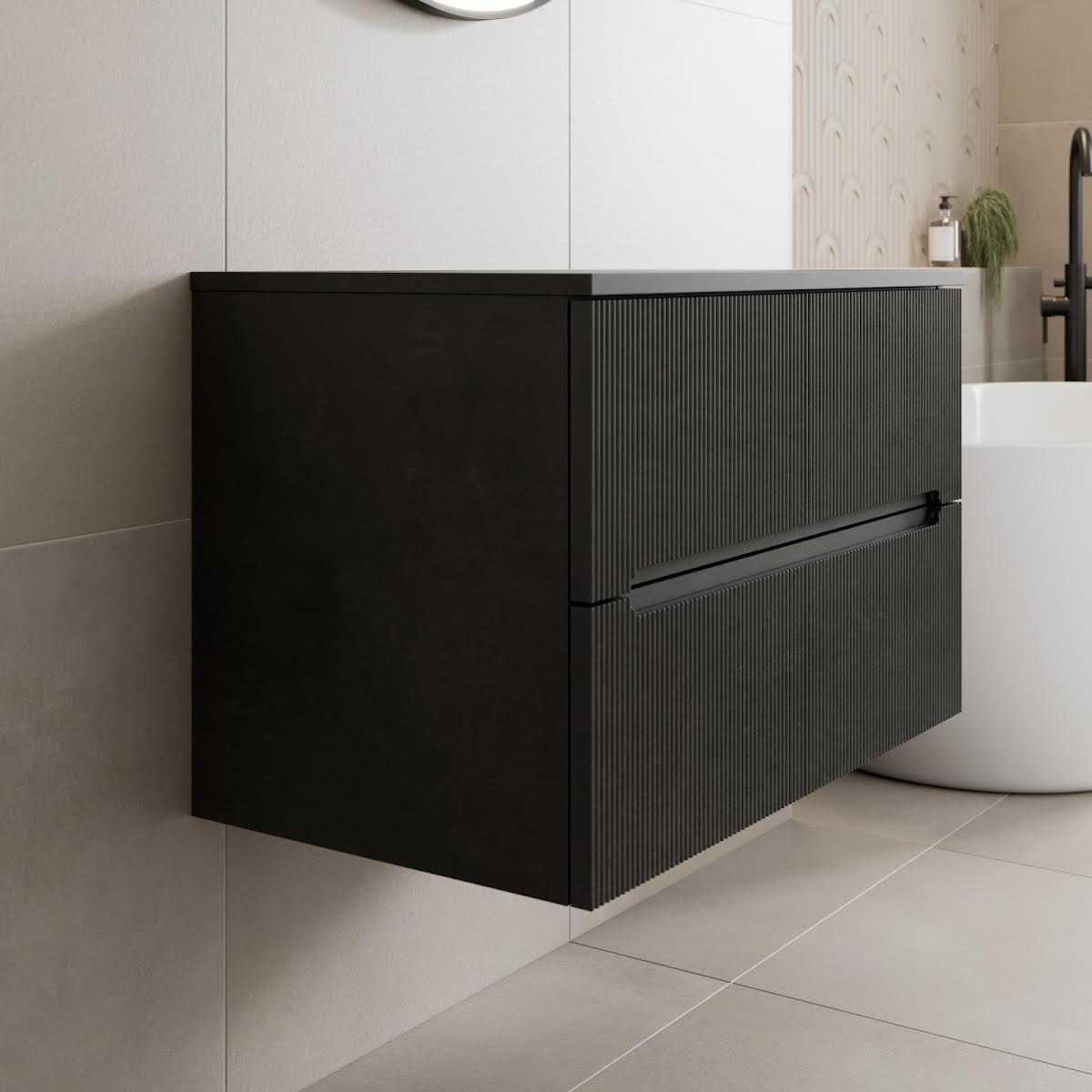 vitusso-fluted-black-wall-hung-bathroom-vanity-unit-without-basin-800mm-black-top