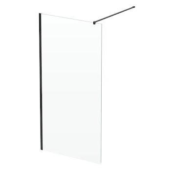 diamond-walk-in-shower-screen-fixed-return-1200mm-with-1700-x-700mm-tray-8mm-black