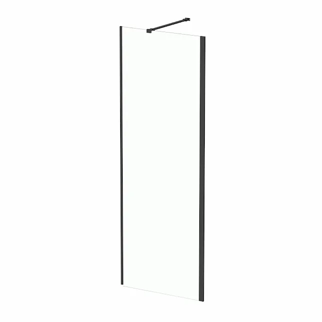 diamond-frameless-side-panel-for-hinged-door-760mm-8mm-black