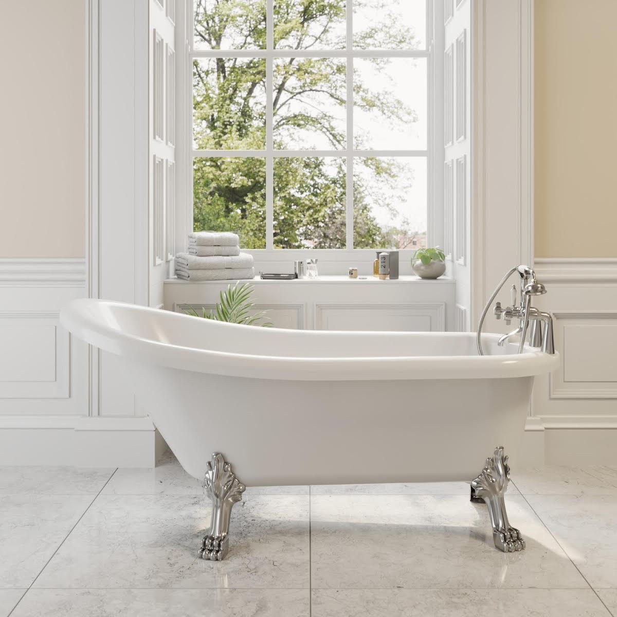 park-lane-buxton-freestanding-1550-x-750mm-roll-top-bath-with-dragon-feet