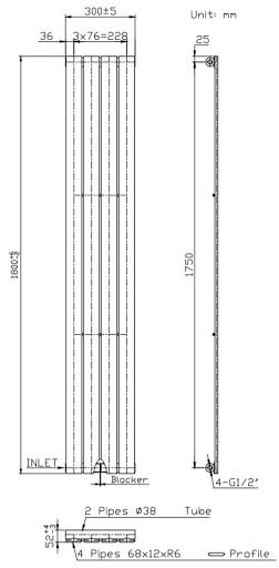 duratherm-vertical-single-flat-panel-designer-radiator-1800-x-300mm-white