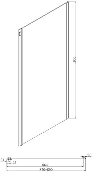 diamond-frameless-side-panel-900mm-8mm