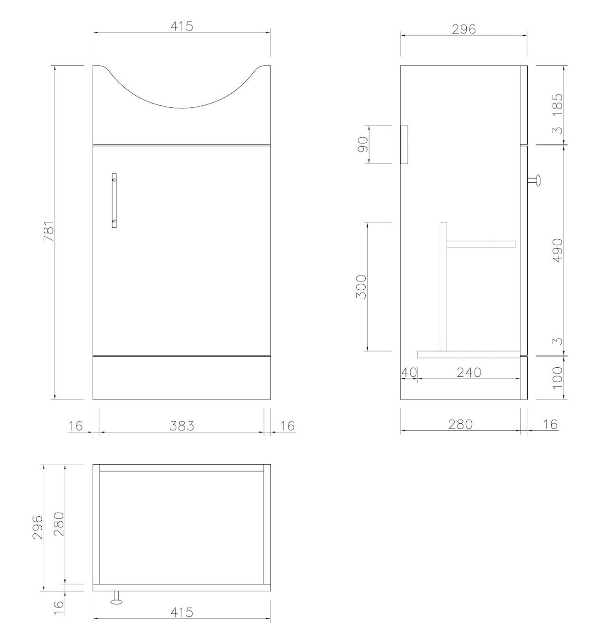 alpine-oak-freestanding-cloakroom-vanity-unit-with-basin-450mm