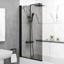 luxura-square-bath-shower-screen-800mm-black-glass-6mm