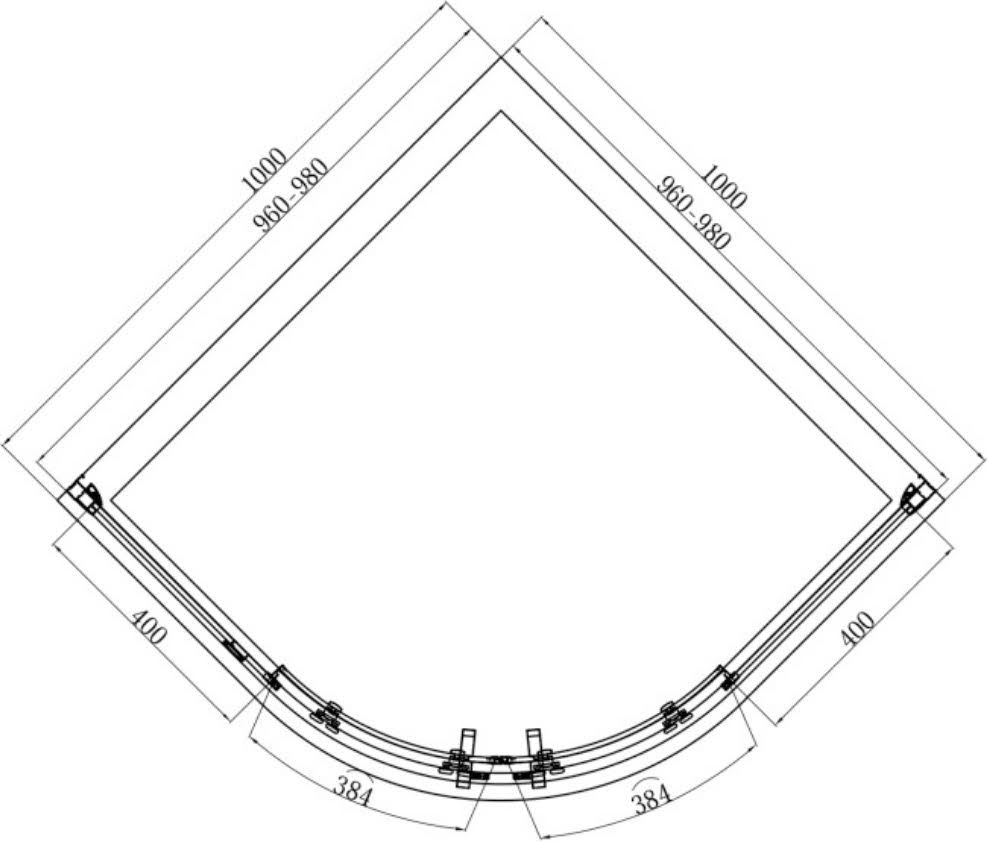 diamond-quadrant-shower-enclosure-1000mm-with-tray-8mm