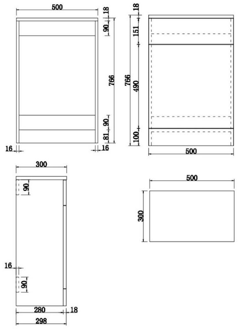 artis-centro-toilet-basin-vanity-unit-combination-with-drawers-1100mm-white-gloss