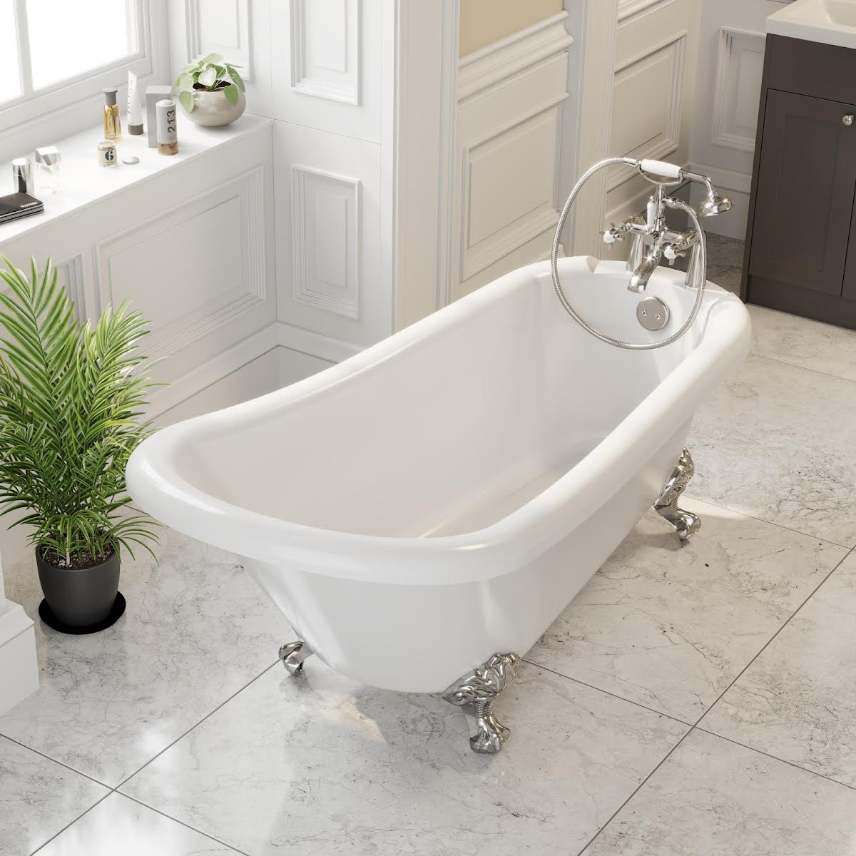 park-lane-buxton-freestanding-1550-x-750mm-roll-top-bath-with-ball-feet