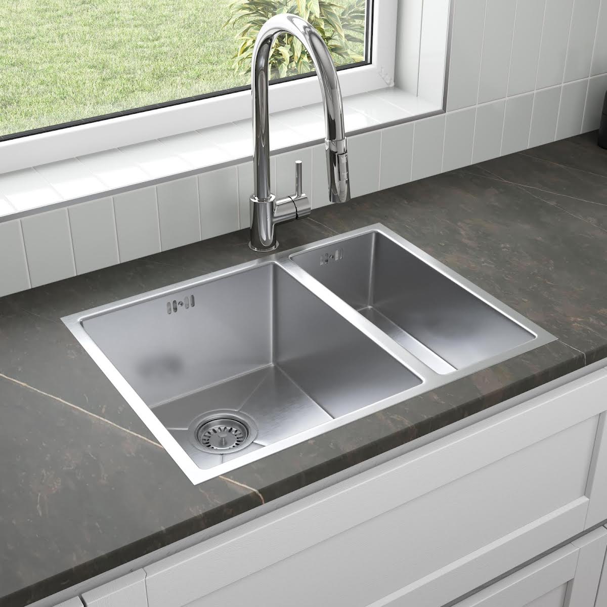 sauber-15-bowl-stainless-steel-inset-kitchen-sink-with-waste