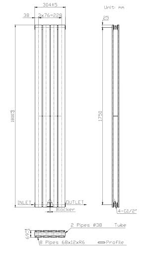 duratherm-vertical-double-flat-panel-designer-radiator-1800-x-304mm-anthracite