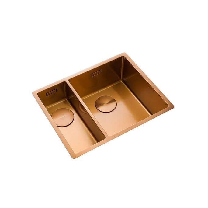 rangemaster-spectra-555mm-x-440mm-15-bowl-copper-lh-stainless-steel-kitchen-sink-inc-waste