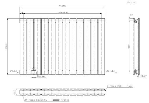 duratherm-horizontal-double-flat-panel-designer-radiator-600-x-912mm-anthracite