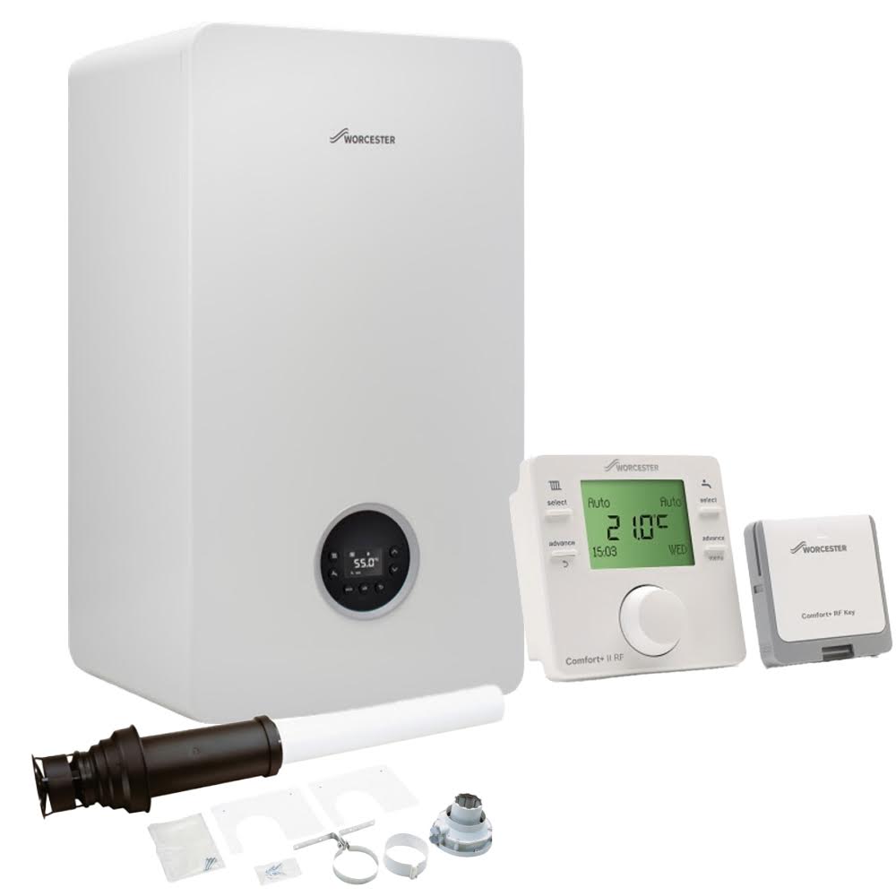 worcester-greenstar-8000-life-40kw-combi-gas-boiler-white-vertical-flue-comfort-ii-rf-stat