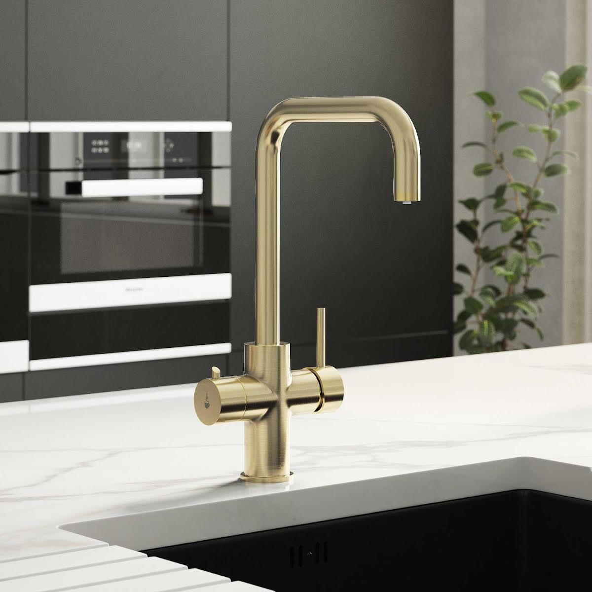 sauber-elise-3-in-1-boiling-water-kitchen-tap-with-tank-brushed-brass