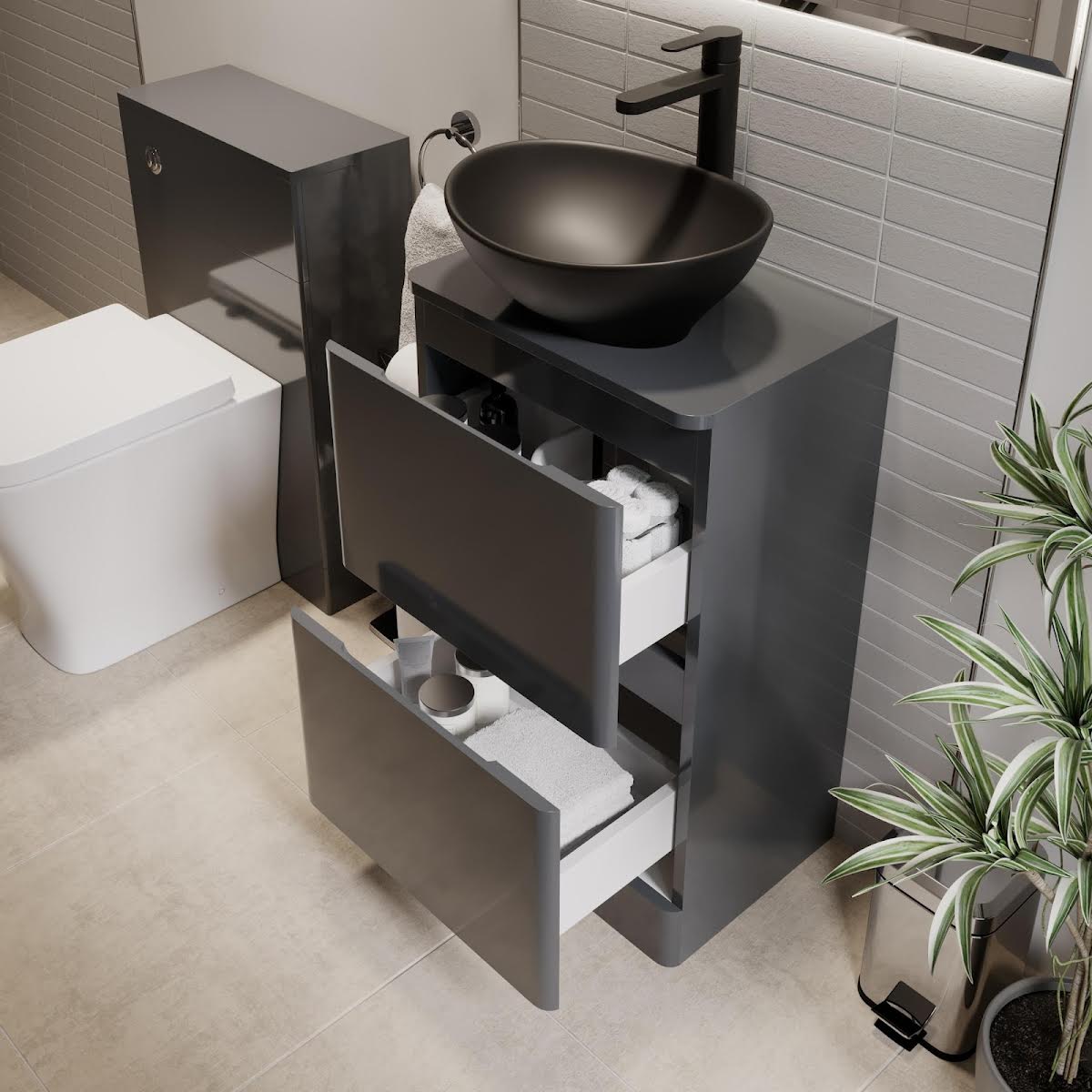 regis-forma-500mm-grey-gloss-free-standing-countertop-vanity-unit-roubaix-black-basin