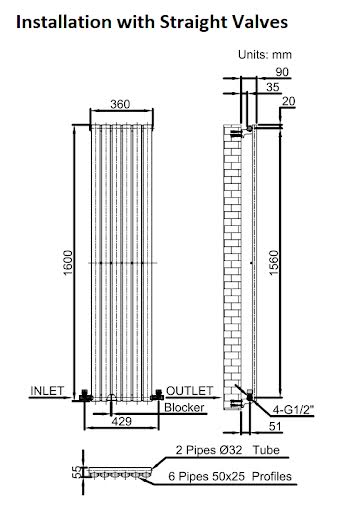 duratherm-vertical-oval-tube-single-panel-designer-radiator-1600-x-360mm-white