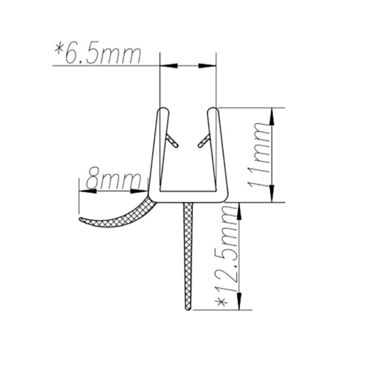 luxura-spare-bath-screen-seal-900mm-5mm-or-6mm