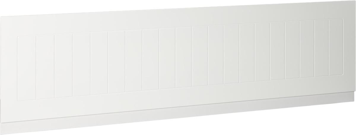 Ceramica Tongue & Groove Bath Side Panel White 1700mm