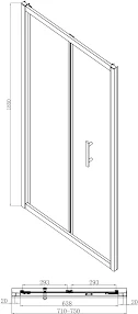 luxura-bifold-shower-door-760mm-with-760-x-760mm-tray-6mm