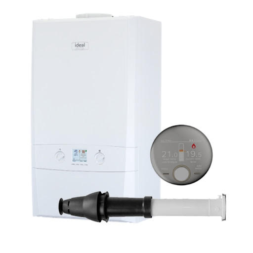 Ideal Logic2 Max C24 Combination Boiler, Vertical Flue And Halo Combi ...