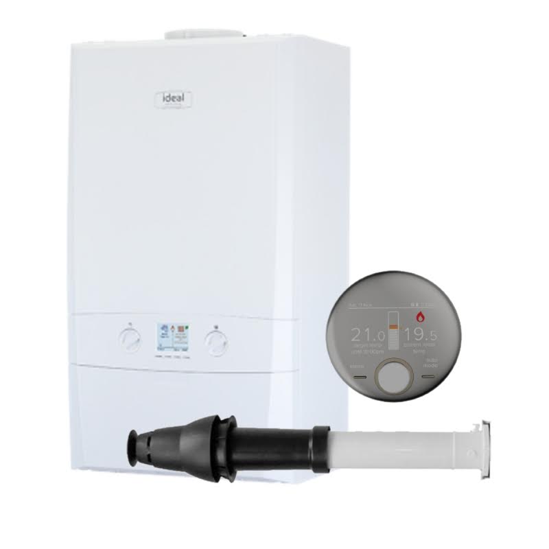 ideal-logic2-max-c24-combination-boiler-vertical-flue-and-halo-combi-rf-thermostat