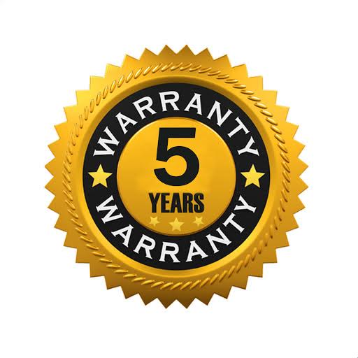 5 Year Guarantee