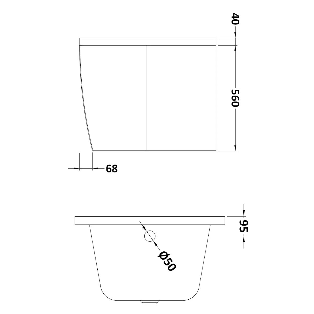 ceramica-single-ended-j-shape-right-hand-side-bath-1700-x-725mm