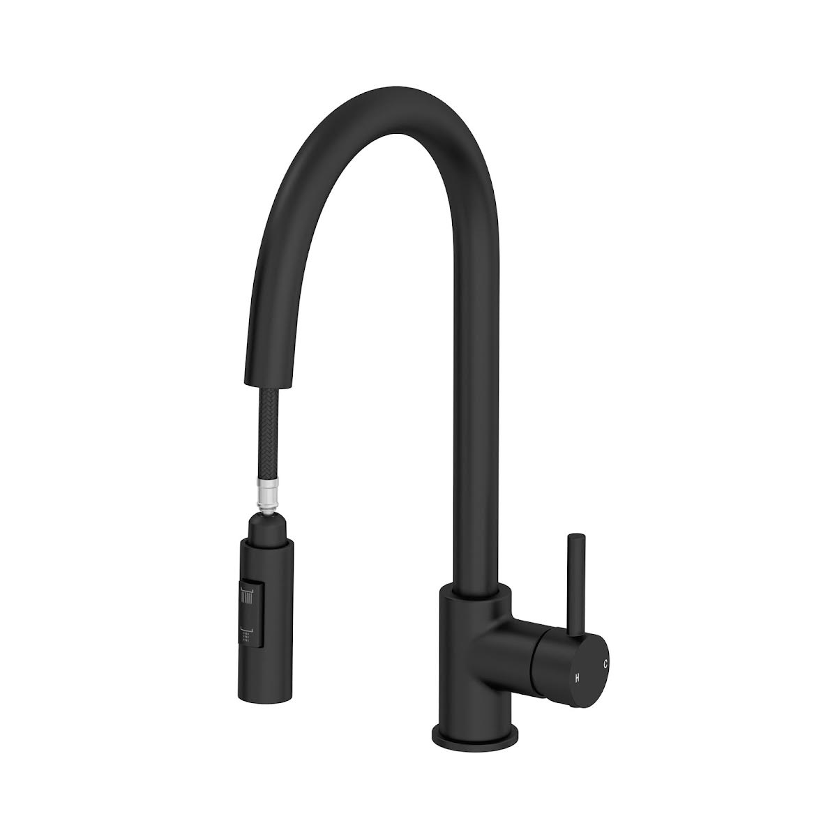 sauber-pull-out-kitchen-tap-with-dual-spray-single-lever-matt-black