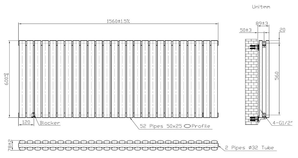 duratherm-horizontal-oval-tube-double-panel-designer-radiator-600-x-1560mm-anthracite