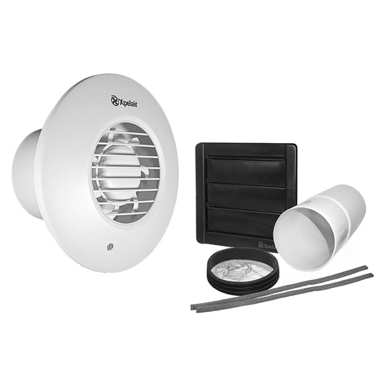 xpelair-simply-silent-standard-round-100mm-bathroom-fan-with-pir-sensor-wall-kit