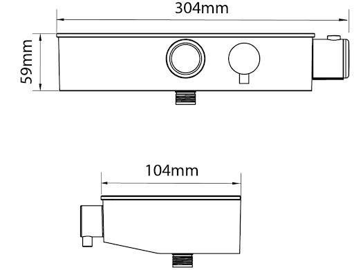 triton-push-button-dual-head-thermostatic-bar-mixer-shower-brushed-brass