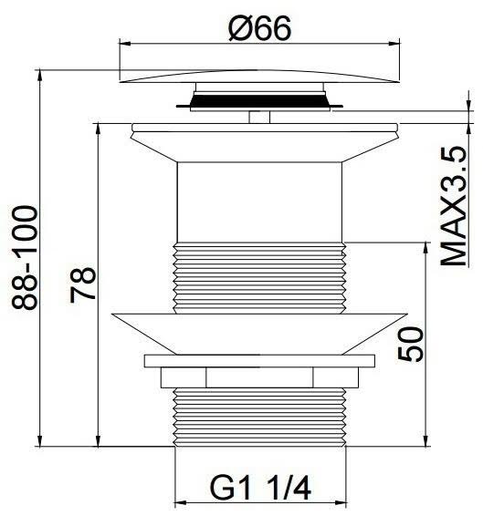 architeckt-flat-mushroom-clicker-basin-waste-unslotted-for-basin-without-overflow-hole