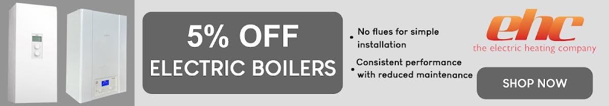 EHC 2024 Promo - 5% Off Electric Heating Company Boilers - PlumbNation