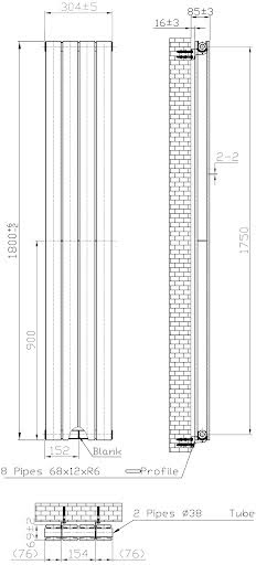 duratherm-vertical-double-flat-panel-designer-radiator-1800-x-304mm-black