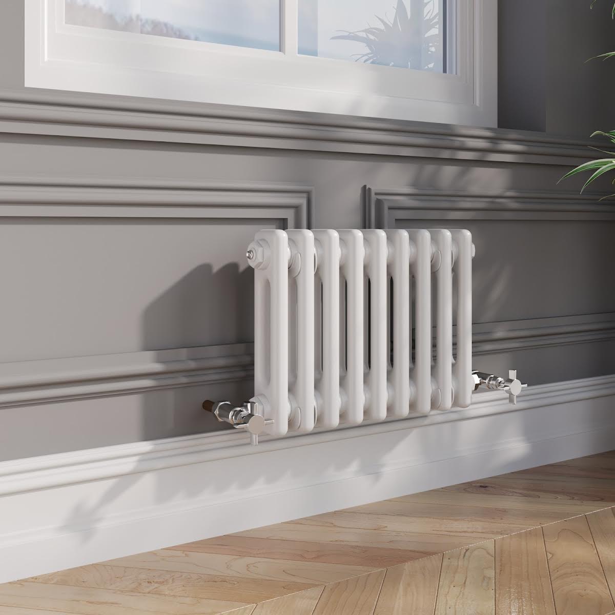 park-lane-traditional-colosseum-double-bar-column-radiator-white-300-x-425mm