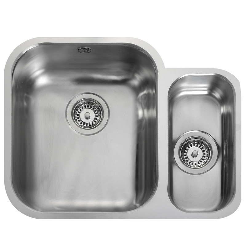 rangemaster-classic-3515-undermount-15-bowl-rh-stainless-steel-kitchen-sink-inc-waste