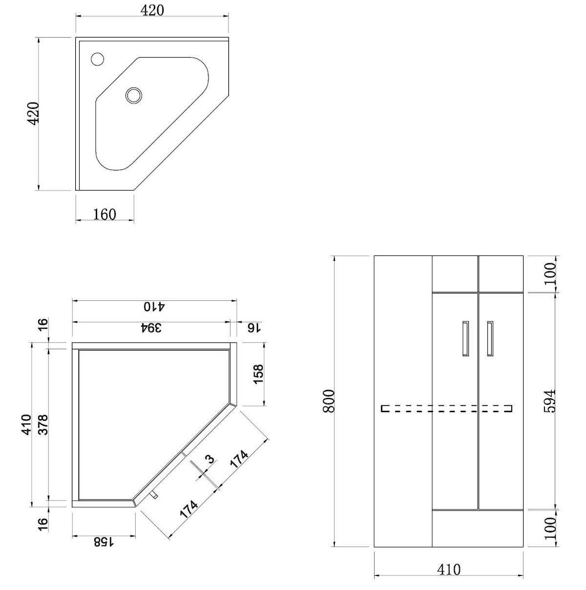 alpine-oak-double-door-corner-vanity-unit-585mm