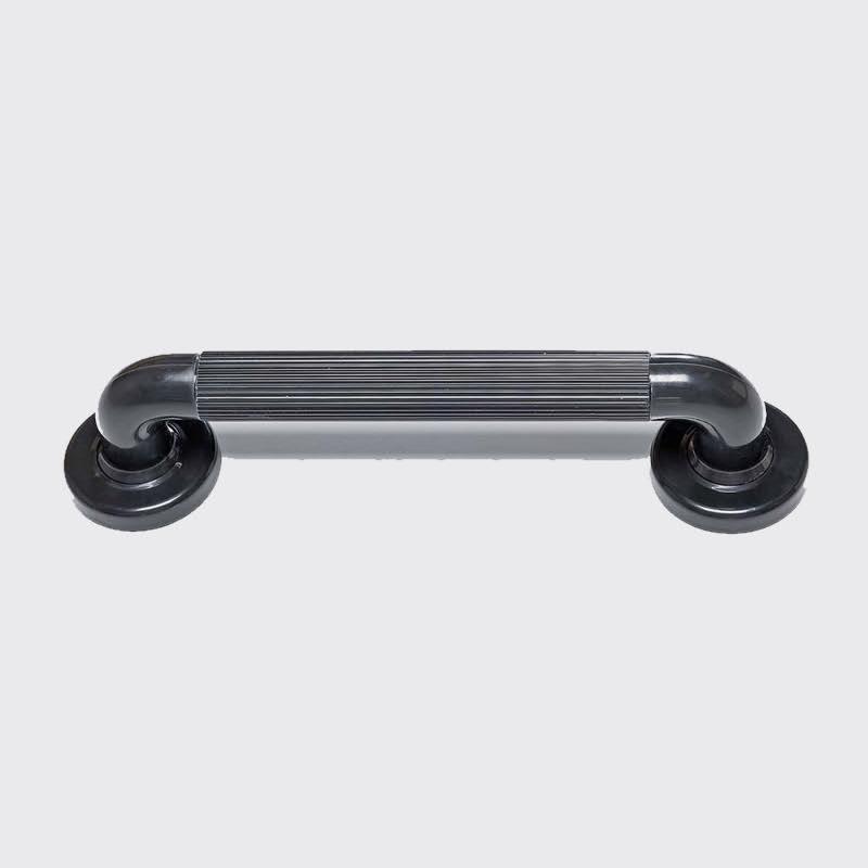 nymas-nymapro-plastic-fluted-450mm-grab-rail-with-concealed-fixings-black-pfgb-18bl