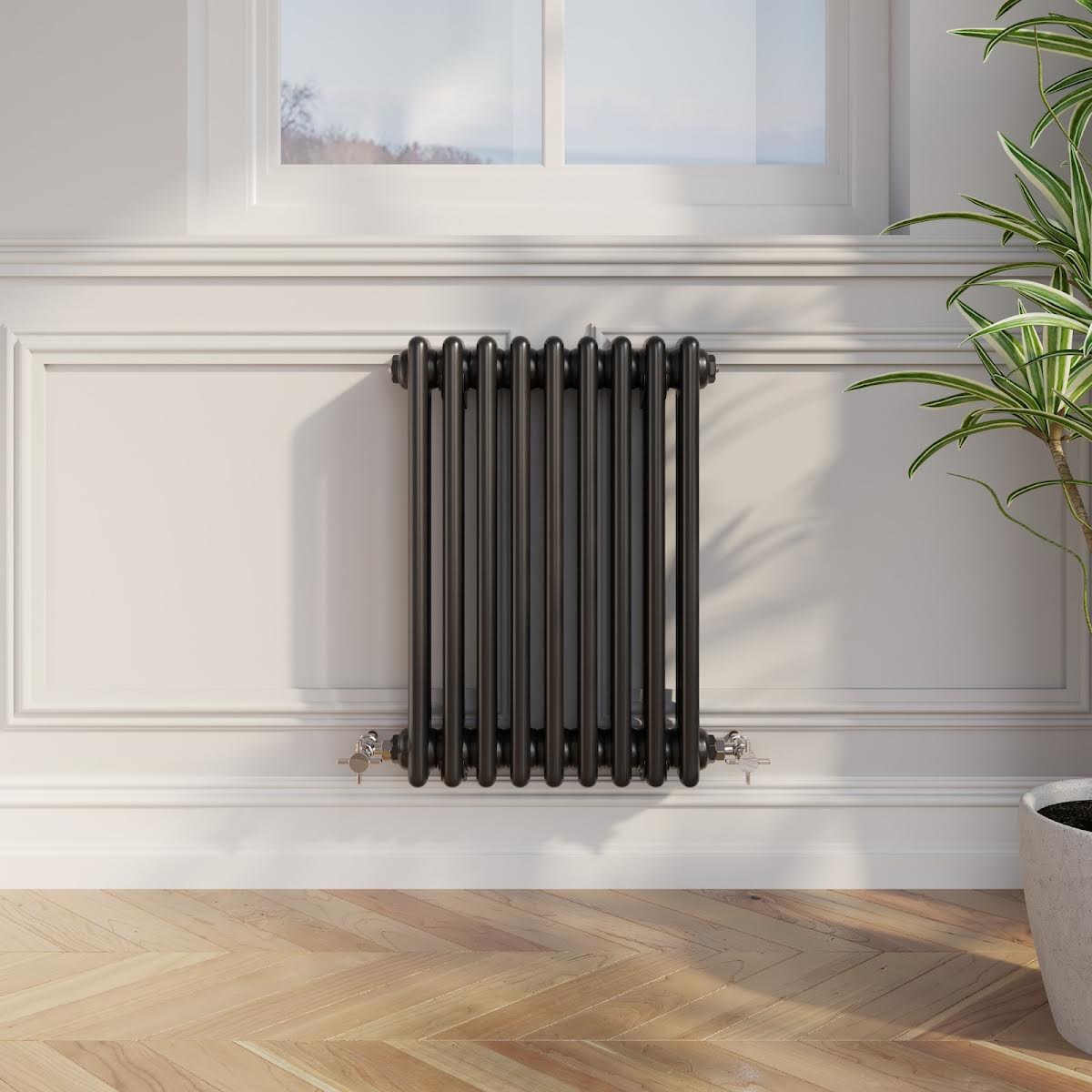 park-lane-traditional-colosseum-triple-bar-column-radiator-black-600-x-425mm