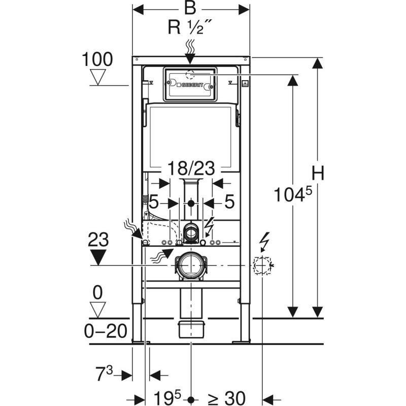 geberit-duofix-1120mm-wall-hung-wc-frame-with-120mm-delta-concealed-cistern