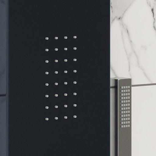 merano-thermostatic-square-shower-tower-panel-with-handset-2-body-jets-mirrored-black