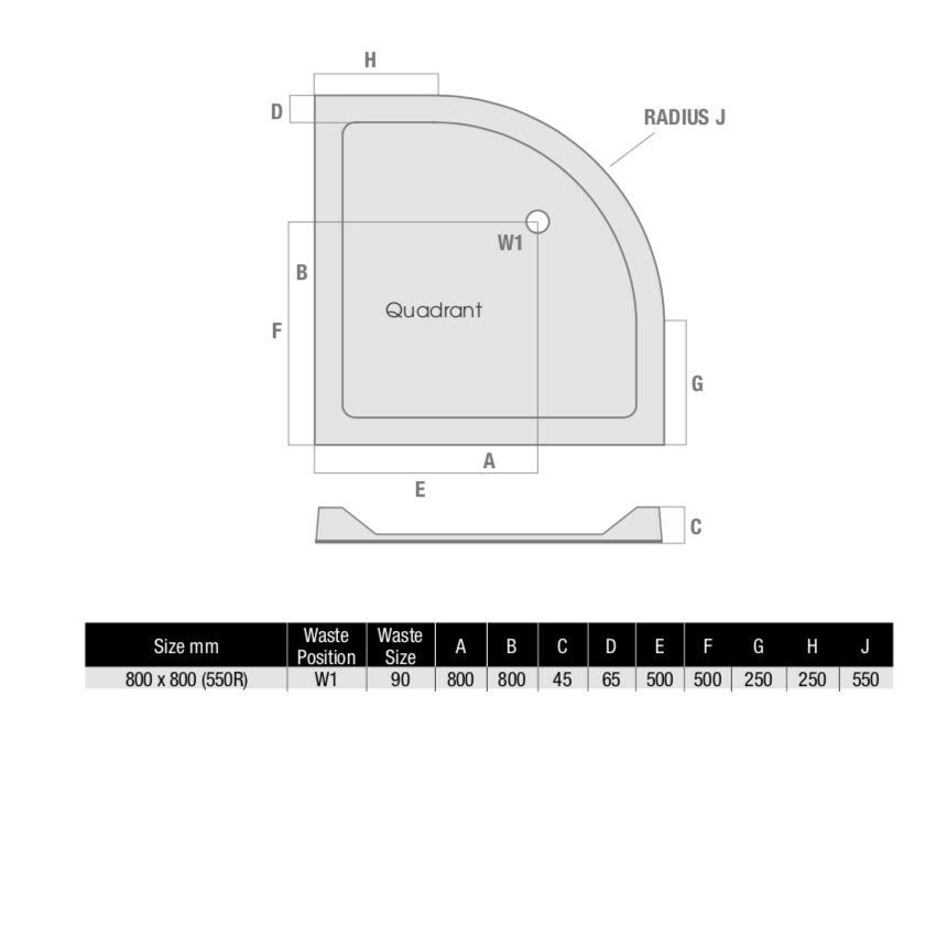 diamond-frameless-quadrant-shower-enclosure-800mm-with-tray-8mm