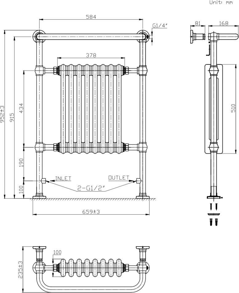 park-lane-traditional-heated-towel-radiator-952mm-x-659mm