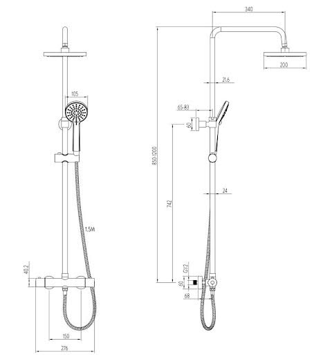 gainsborough-gdrp-thermostatic-cool-touch-bar-mixer-shower-with-adjustable-drencher-heads-round