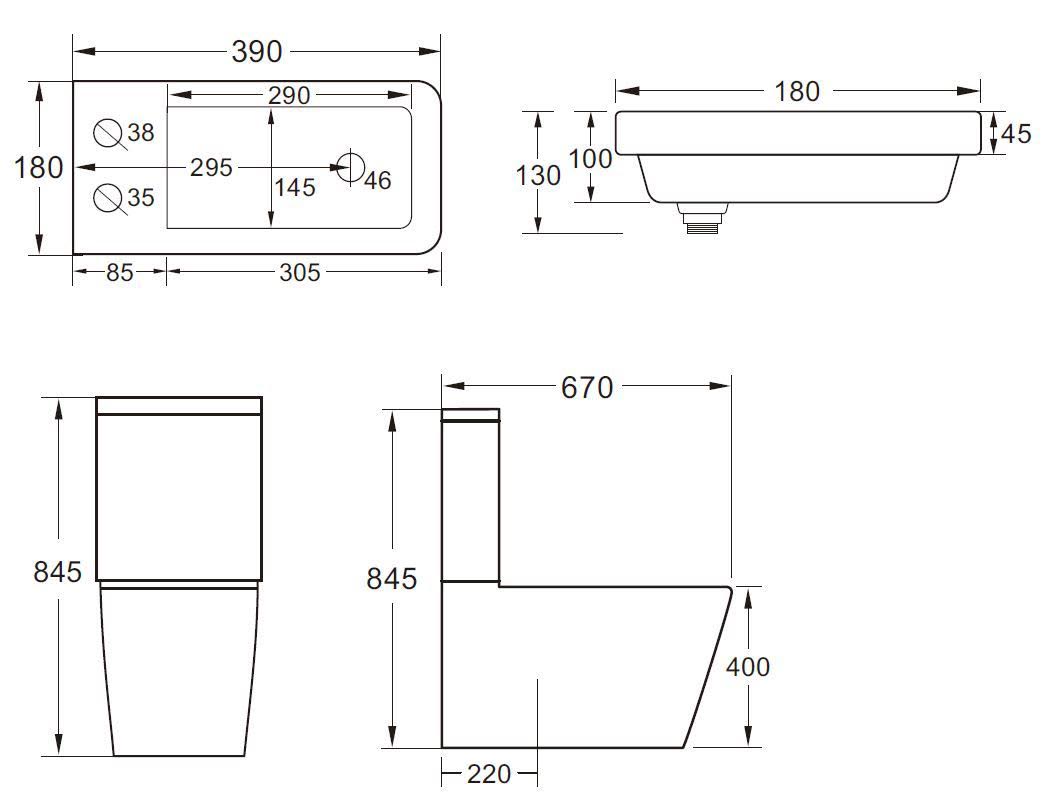 affine-provence-2-in-1-rimless-close-coupled-toilet-with-sink-on-top-tap-waste-incl