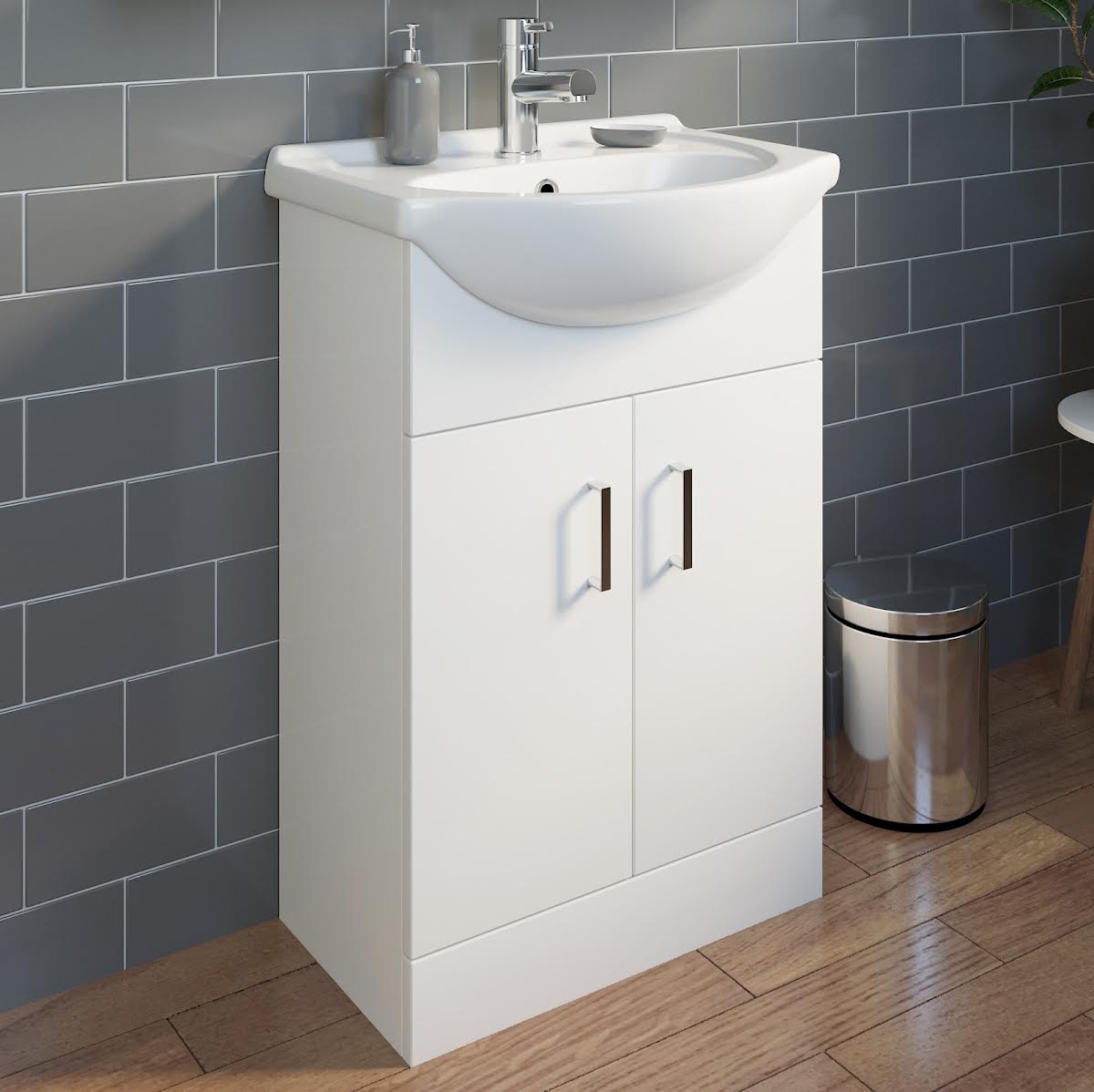 alpine-white-gloss-freestanding-vanity-unit-560mm