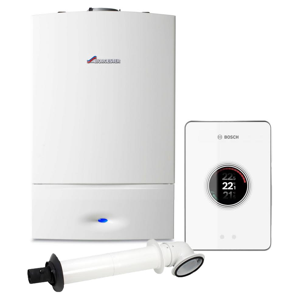 worcester-greenstar-30i-system-gas-boiler-horizontal-flue-easycontrol-white-thermostat