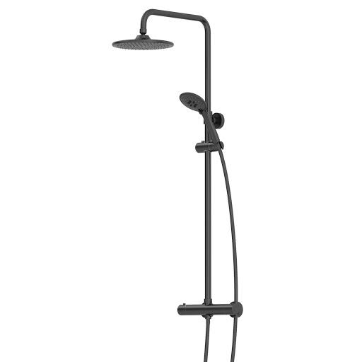 merano-thermostatic-round-bar-mixer-shower-with-adjustable-fixed-head-black