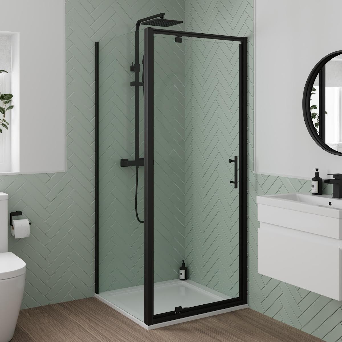 luxura-pivot-shower-enclosure-900-x-900mm-with-non-slip-tray-and-waste-6mm-black