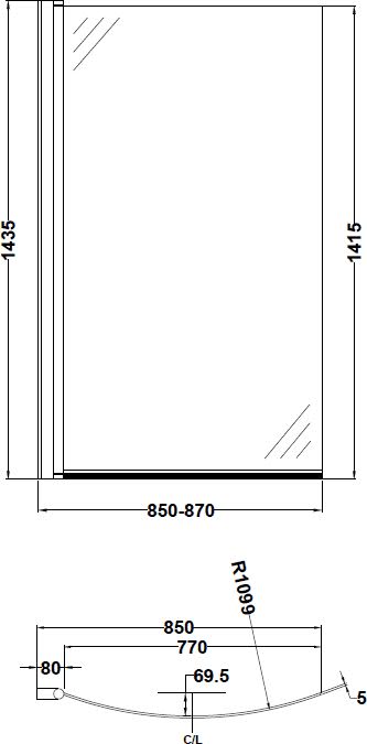 ceramica-p-shaped-1700mm-shower-bath-shower-screen-bath-panel-lh