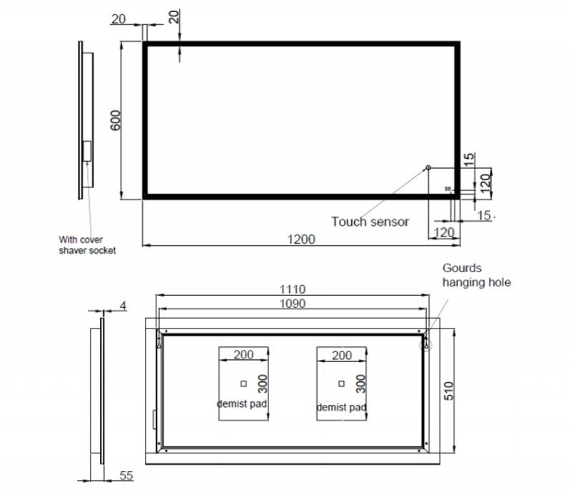 rak-ceramics-cupid-1200-x-600mm-led-illuminated-landscape-mirror-with-demister-shavers-socket-and-touch-sensor-switch